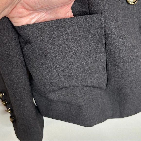 Sundays Best Artizia 2 button Gray Wool Blend‎ Scholar Blazer Size 8 Preppy - Picture 10 of 16